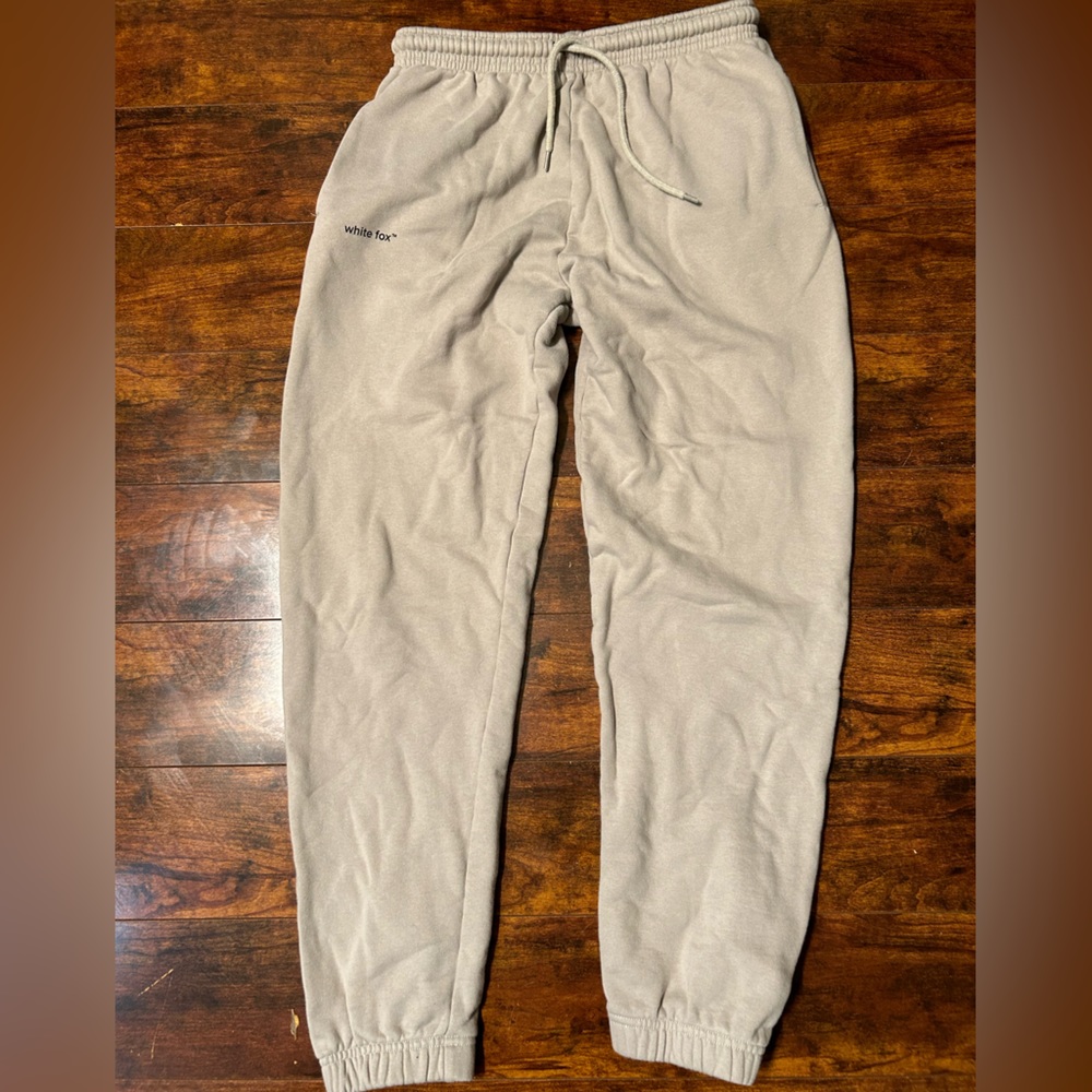 White fox joggers
